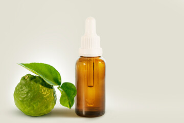 Kaffir Lime Essential Oil in dropper bottle.Relieves indigestion, eating healthy. Or a massage before shampooing. To make hair soft Weight and relieve itching from dandruff.