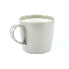 Ceramic Mug or cup closeup isolated on white background, Mug empty mock-up