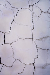 Grunge concrete cement wall with crack in industrial building, great for your design and texture background