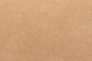 Fototapeta na wymiar Light brown cardboard texture. Uniform beige background with small inclusions.
