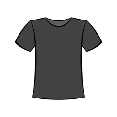 T-shirt Flat Illustration