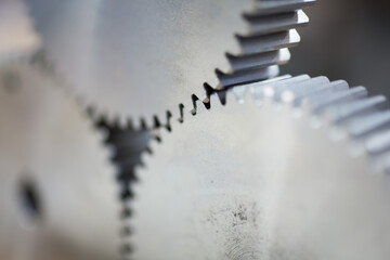 gears in operation