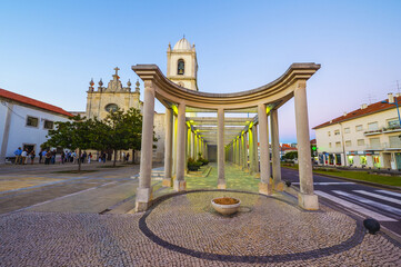 Sé Cathedral known as the Church of Sao Domingos at twilight, Aveiro, Beira, Portugal
