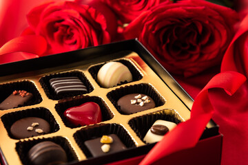 バレンタインデーのチョコレートギフト