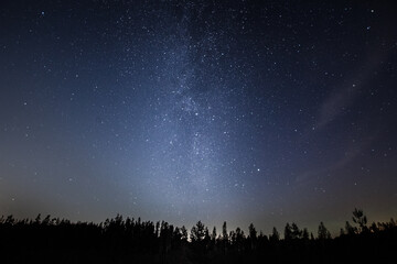 Fototapeta Amazing shot of a starry sky at night obraz