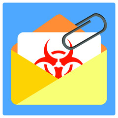 Vector illustration for Email Malware1 EPS10