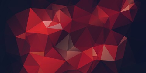 Dark Red Triangle Background
