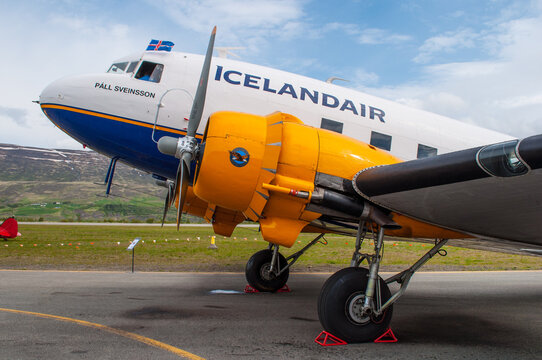 Icelandair Douglas C47 airplane