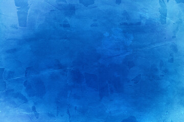 Cardboard blue abstract pattern texture close-up. Retro old paper background. Grunge concrete wall. Vintage blank wallpaper.