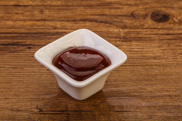 Traditional Barbicue sauce in the bowl