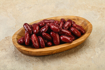 Canned red Kidney in the bowl