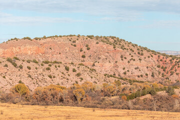 Scenic Autumn Landscape in the Verde River Canyon Arizona