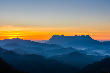 Doi Luang Chiang Dao beautiful mountain,Limestone mountains,Second highest in thai,in chiang mai Thailand,
