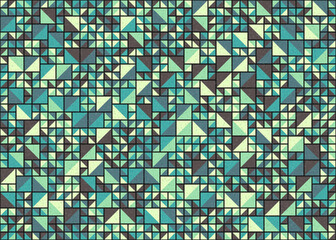 Abstract Geometric Pattern generative computational art illustration