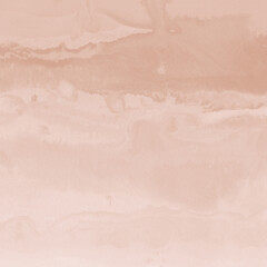 Creamy ink and watercolor texture on white paper background. Gradient paint strokes and...