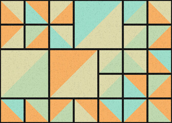 Abstract Geometric Pattern generative computational art illustration