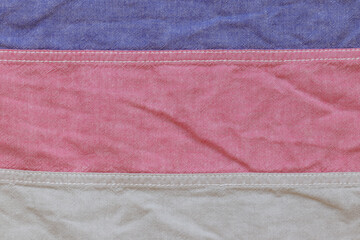 Obraz na płótnie Canvas Texture of colored fabric for clothes.