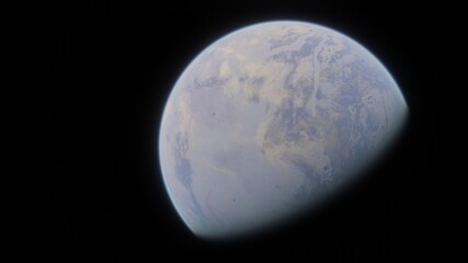 Planets and galaxy, science fiction wallpaper. Beauty of deep space. Billions of galaxy in the universe Cosmic art background
