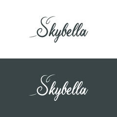 skybella Business logo high end retail brand of products and will be on e-commerce websites, social, etc.