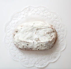 Christstollen, seasonal Christmas festive pastry dessert