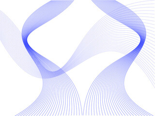 Abstract waves wallpaper. Geometric shapes and lines isolated on white. dynamic design. Futuristic background design ideas. 3d design ideas. Architecture mesh drawing. Blue lines. Office