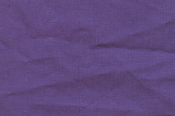 The texture of dark blue fabric for clothing.