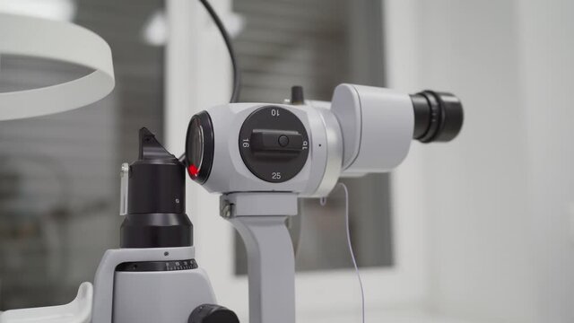 Apparatus for the diagnosis of vision. Medical equipment in the ophthalmic laboratory. improve vision and health.