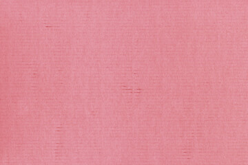 Clean red retro paper background. Vintage cardboard texture. Grunge paper for drawing. Simple blank fabric pattern.
