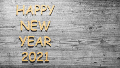 Happy New Year Background. Start in 2021. 3D illustration