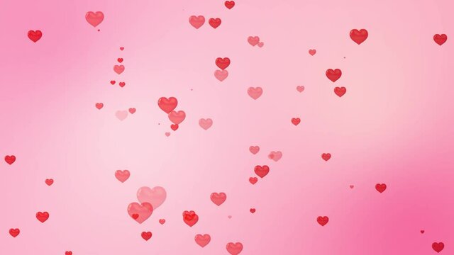 happy valentine's day heart pink rad background