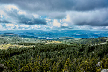landscape with clouds