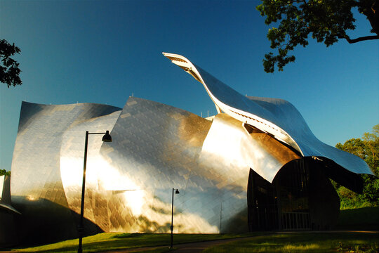 The Campus Of Bard College, In Annandale On Hudson New York, Hosts The Fisher Performing Arts Center, Designed By Frank Gehry