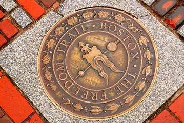 Freedom Trail Marker, Boston