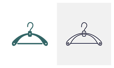 Hangers icon logo design vector template, Fashion icon concepts, Creative design