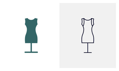 Statues of clothes icon logo design vector template, Fashion icon concepts, Creative design