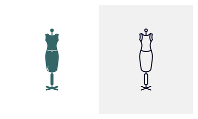 Statues of clothes icon logo design vector template, Fashion icon concepts, Creative design