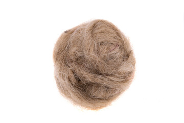 wool skein isolated