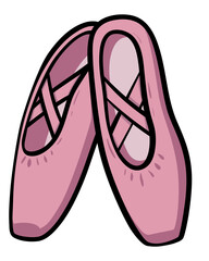 Ballet Shoes Doodle 