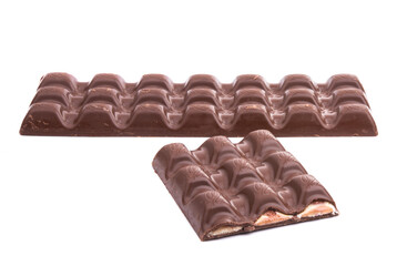 chocolate bar isolated