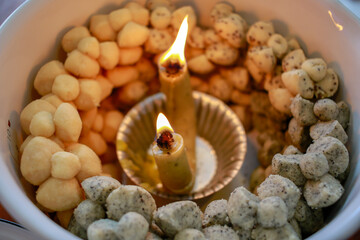 Thai Traditional Dessert Homemade Cookies 