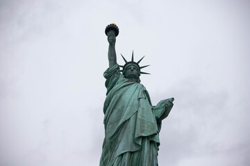 Fototapeta premium Front view of the Statue of Liberty in New York City 
