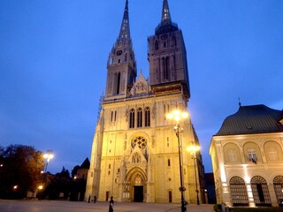 Fototapeta premium Republic of Croatia, Zagreb, summer evening