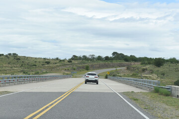 Fototapeta premium Curva en traslasierra