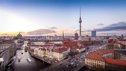 Berlin Golden Hour Panorama