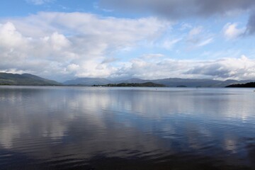 A view of Lock Lomond in Scotland