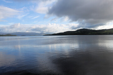 A view of Lock Lomond in Scotland