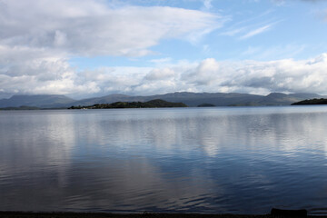 A view of Lock Lomond in Scotland