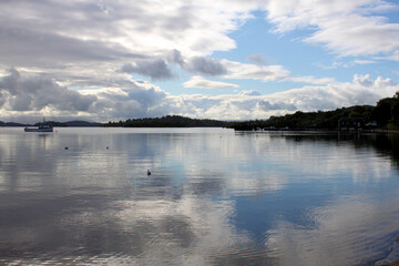 A view of Lock Lomond in Scotland