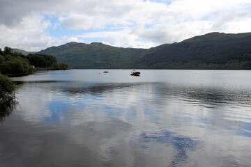 A view of Lock Lomond in Scotland
