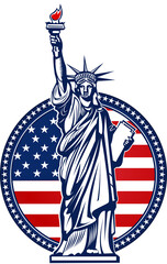 Statue of Liberty. American symbol © omnipotent